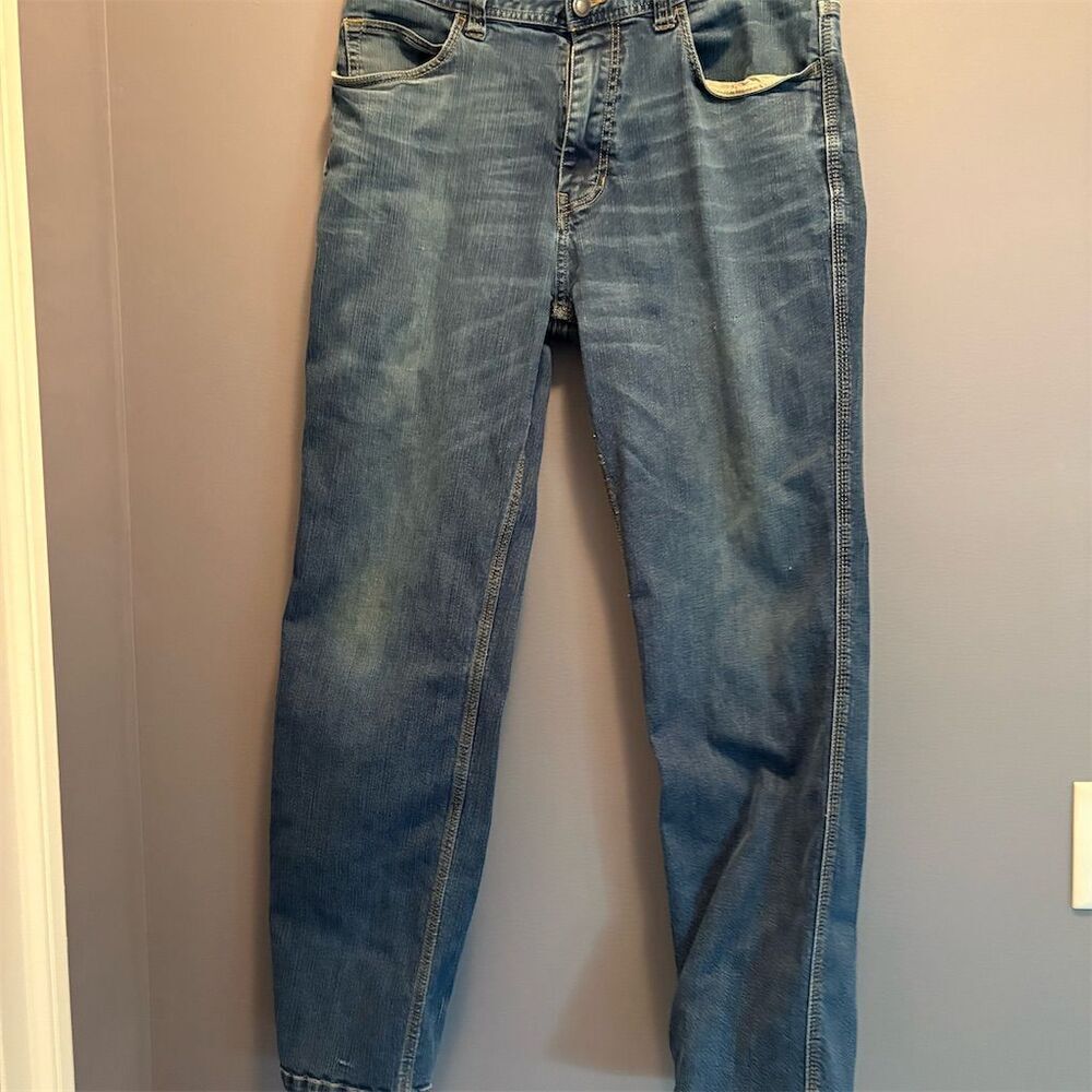 Wolverine Men's Flame Resistant  Jeans Blue Size 36x32 (actual measures 33x30)